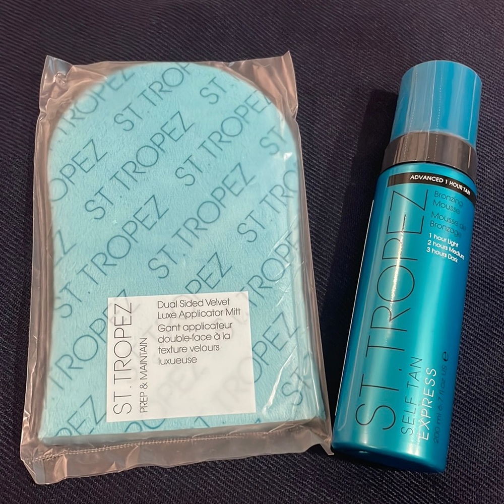 Brand new St. Tropez bronzing set